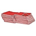 Griot's Garage Microfiber Shop Towels for Car Cleaning and Detailing, Lint-Free, Ultra-Absorbent Wash Cloths, 13" x 15", Pack of 20, Red, 14875