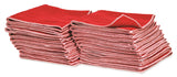 Griot's Garage Microfiber Shop Towels for Car Cleaning and Detailing, Lint-Free, Ultra-Absorbent Wash Cloths, 13" x 15", Pack of 20, Red, 14875