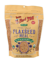 Bob's Red Mill Organic Flaxseed Meal, 16oz (Pack of 1) - Non GMO, Vegan, Paleo Friendly, Keto Friendly, Kosher