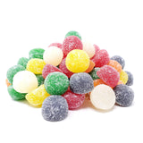 Candy Retailer Gum Drops 2 Lb - Sugar Sanded Gumdrops in Cherry, Orange, Licorice, Lime, Lemon and Pineapple Flavors