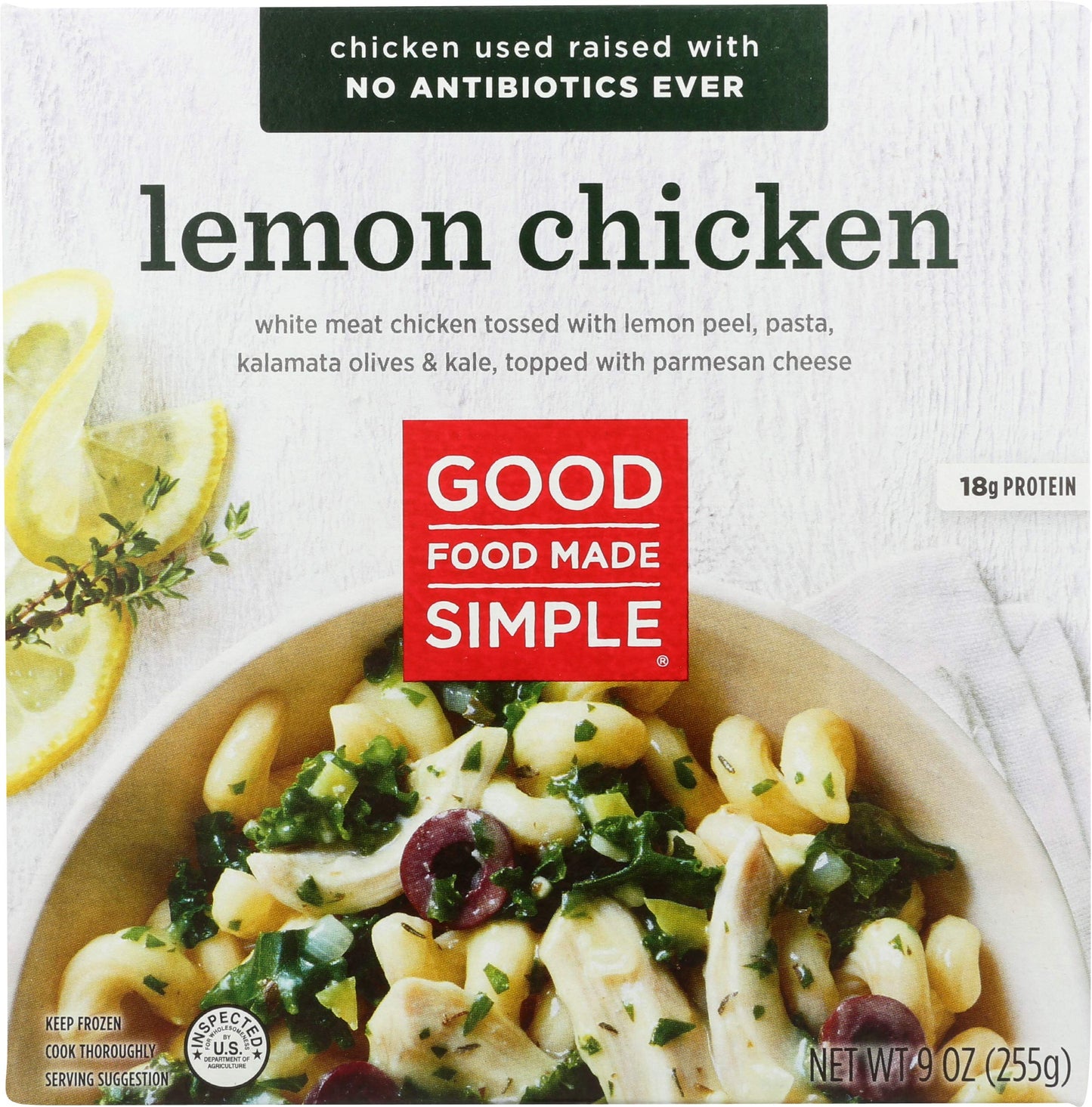 GOOD FOOD MADE SIMPLE ENTREE BOWL LEMON CHICKEN 9OZ
