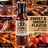 Da Kine Hawaiian Smoky BBQ Sauce - Sweet & Smoky Island Flavor - Made with Pineapple Juice - Gourmet Barbecue Sauce for Grilling, Marinades, Dipping