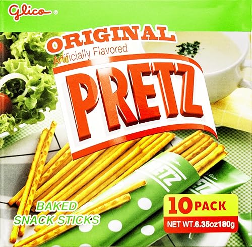 Glico Pretz Original Baked Snack Sticks, 6.35 Ounce