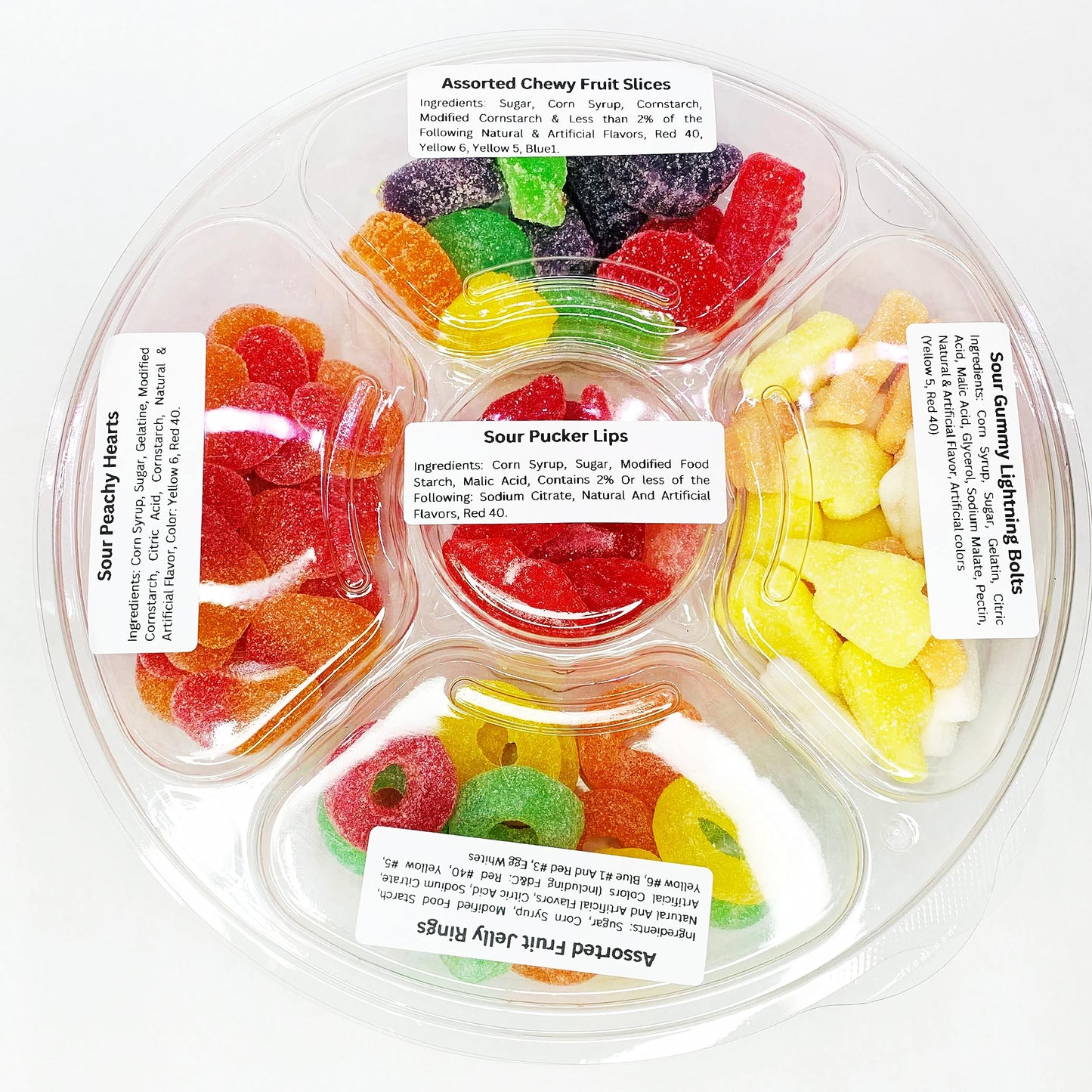 NY Spice Shop Mix Assorted Gummies Candy Tray - Delicious Bulk Healthy Snacks - Gummy Candies for Party (2 Pound)