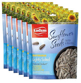 Tadim Mediterranean Black Sunflower Seeds Lightly Salted, 6 Pack (5.25 Ounce Each), Keto Friendly, NON GMO, Vegan