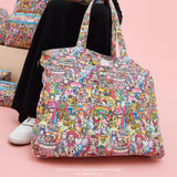 JuJuBe x tokidoki 20th Anniversary Celebration Super Be Plus Tote Bag, Purses for Women, Bag for School or Travel, Fits Laptops and Notebooks, 8