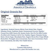 Anahola Granola Original Bars, 8 Count