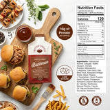 Protein Basics Protein-Packed Condiment Packets, Sweet & Smoky Barbecue Flavor, 16g Protein per Serving, Enhances Meals & Supports Nutrition
