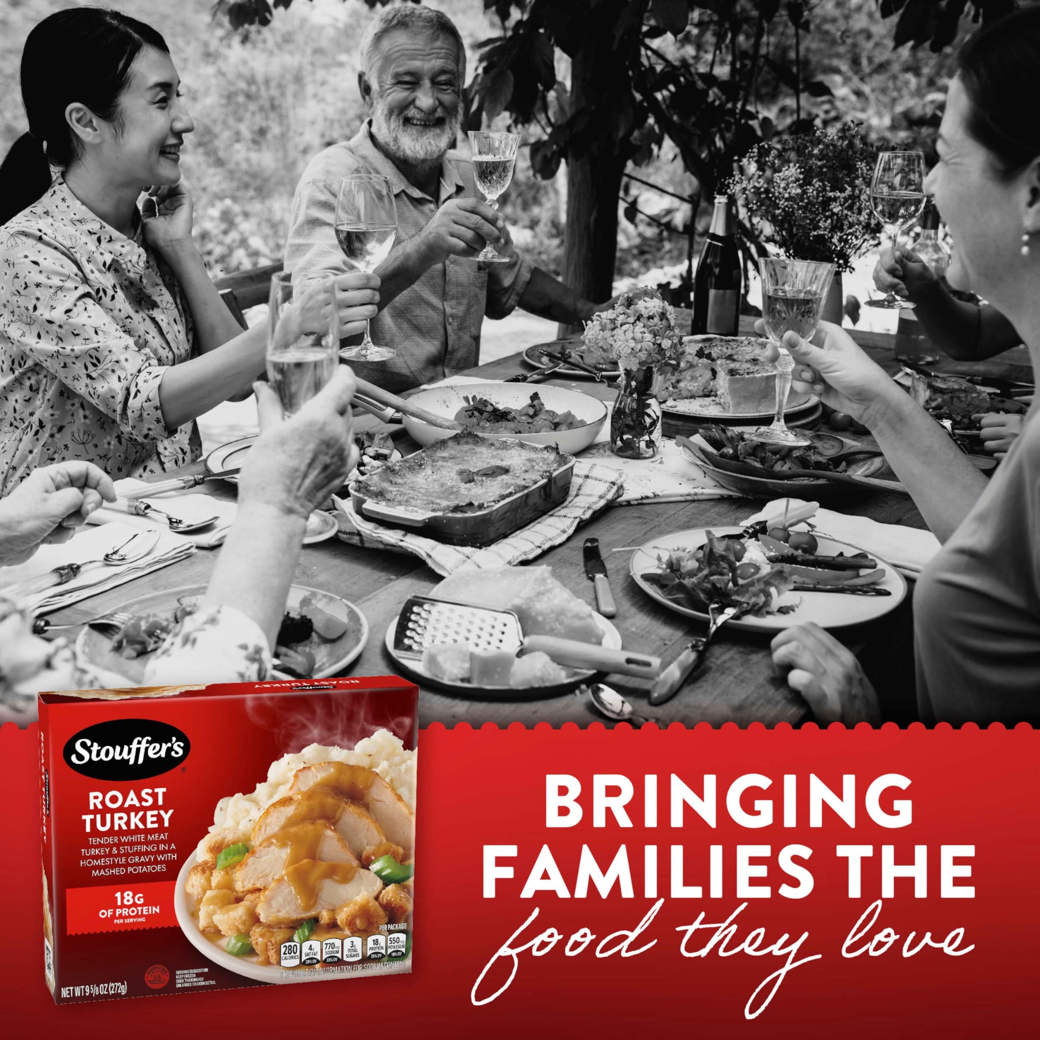 Stouffer's Roast Turkey, Frozen Meal, 9.59 Ounce (Pack of 1)