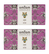Omnom Lakkris + Sea Salt | Icelandic Bean To Bar Chocolate by OMNOM CHOCOLATE REYKJAVIK | 2 x 60g Bar