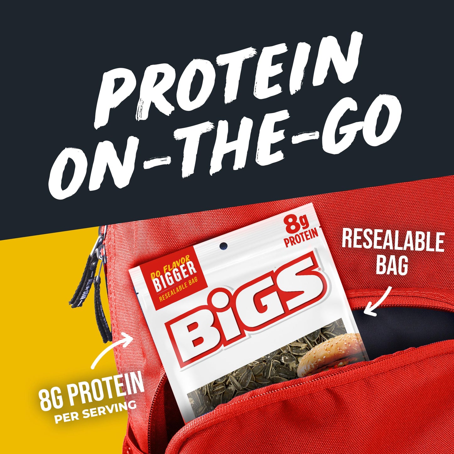 BIGS Sunflower Seeds, Cheeseburger Flavor, 5.35 oz.