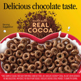 Chocolate Cheerios, Heart Healthy Gluten Free Breakfast Cereal, Made with Whole Grain Oats, Family Size, 19.2 oz