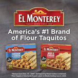 El Monterey Taquitos Flour, Chicken and cheese Box, 20 Oz