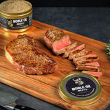 Noble Ox Hand-Crafted Meats Seasoning for Steak, Chicken, and Veggies - 6 oz (170g) Aromatic Herb & Spice Blend (Two Pack)