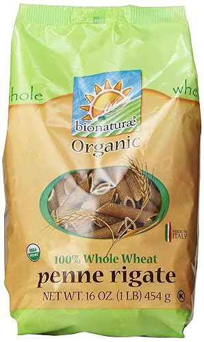 Bionaturae Organic Pasta, Whole Wheat Penne, 16 Oz