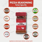 Eastanbul Pizza Seasoning Spice Blend, 5.29oz Italian Seasoning, Boosts Pizza Toppings, Herbal Blend, Popcorn Spice, Low Sodium, No MSG, No Filler