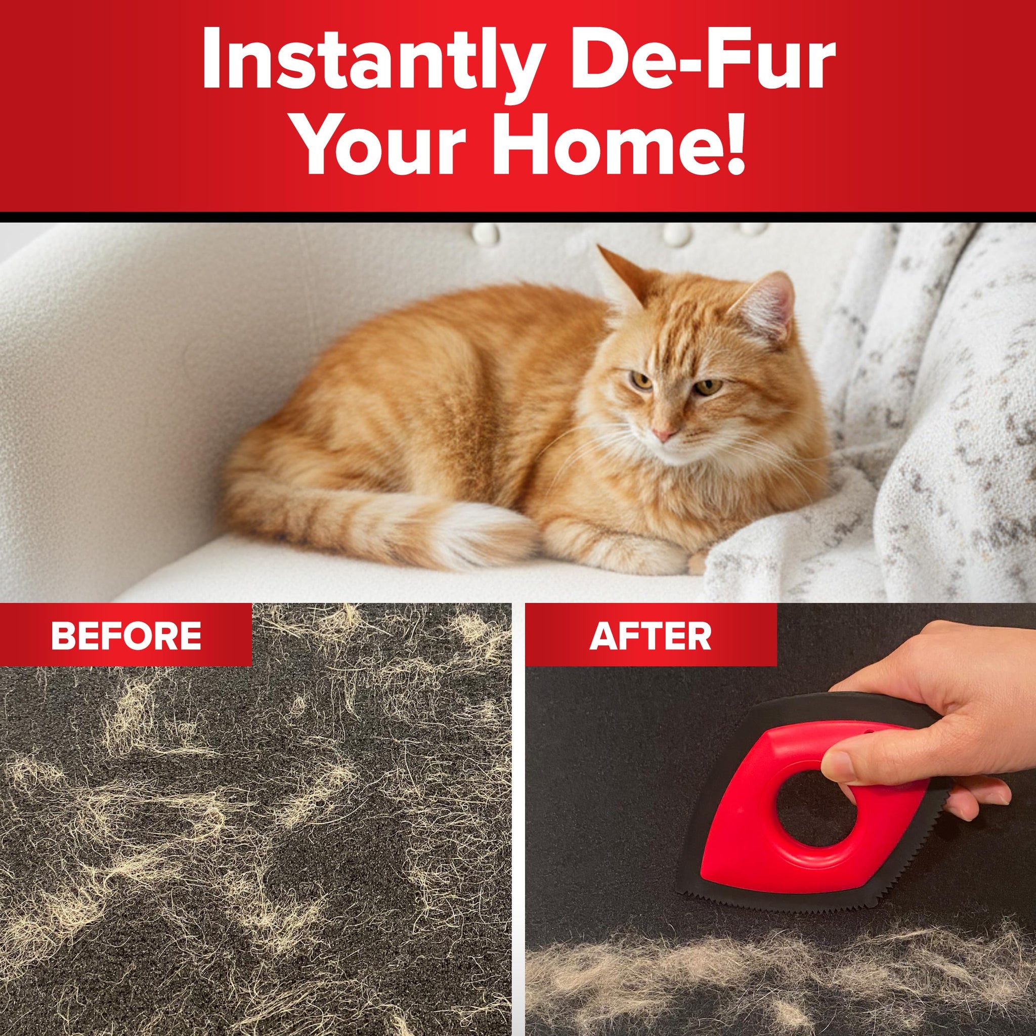 Fur Shark - Multi-Edge Pet Hair Remover
