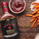 Traina Home Grown California Sun Dried Apricot and Plum Barbecue Sauce - No Corn Syrup, Bold Flavor, Packed in 17 Ounce Bottle (Pack of 2)
