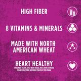Kellogg's Raisin Bran Cold Breakfast Cereal, High Fiber Cereal, Made with Real Fruit, Original (10 Boxes)