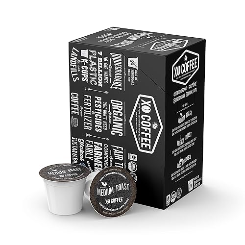 XO Coffee Medium Roast Organic, Fair Trade Coffee Pods