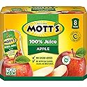 Mott's 100% Apple Juice, 6.75 Fluid Ounce Pouch, 8 Count (Pack of 4)