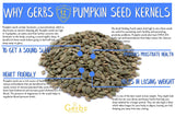 GERBS Sea Salted Pumpkin Seed Kernels 4 LBS|Top 14 Allergy Free Food |Use in salads, yogurt, baking, oatmeal, trail mix|Grown in Canada, packed in US