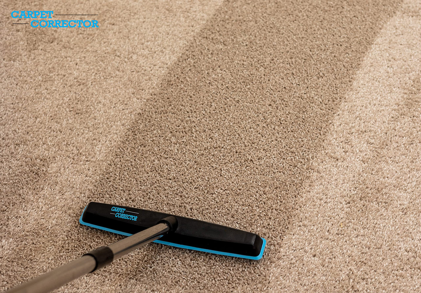 The Big Carpet Corrector- Carpet Rake to Rejuvenate Your Matted Carpet. Perfect for Hallways, Stairs, Steps, and Other High Traffic Areas.