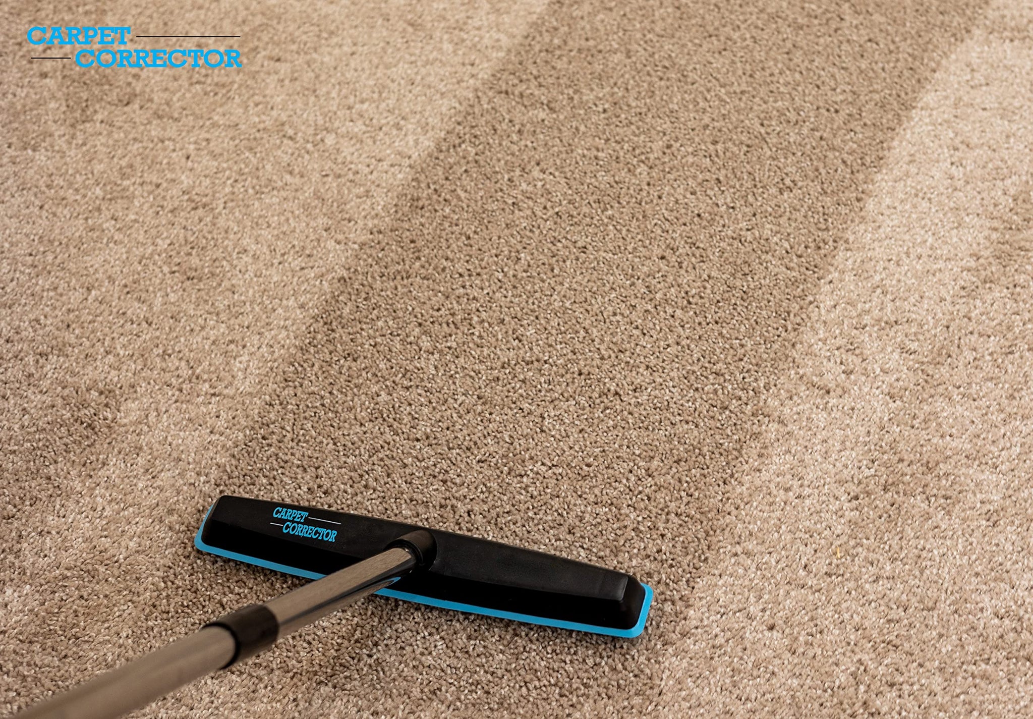 The Big Carpet Corrector- Carpet Rake to Rejuvenate Your Matted Carpet. Perfect for Hallways, Stairs, Steps, and Other High Traffic Areas.