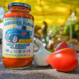 Hoboken Farms Low Sodium Marinara Sauce - Keto Certified, No Sugar Added, Non GMO Project Verified, Plant Based, and Paleo Friendly (25 Fl Oz, Pack