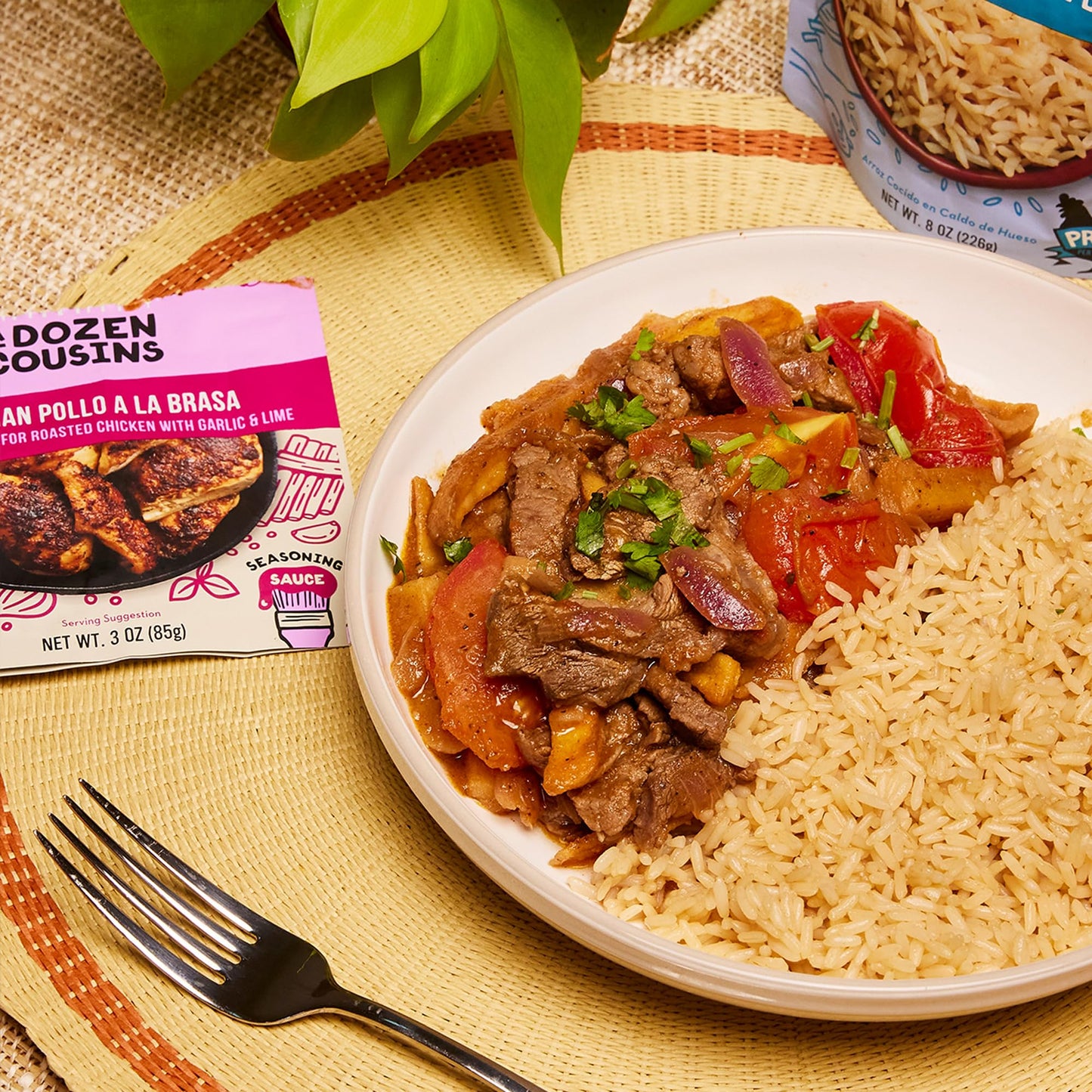 A Dozen Cousins Quick Chicken Marinade Variety Pack (6 Pouches) Mexican Pollo Asado, Peruvian Pollo a la Brasa & Jamaican Jerk Seasoning Sauce