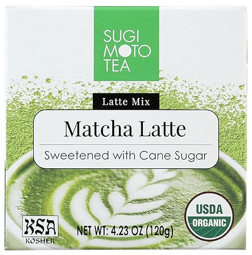 Sugimoto Tea, Mix Matcha Latte Organic, 4.23 Ounce
