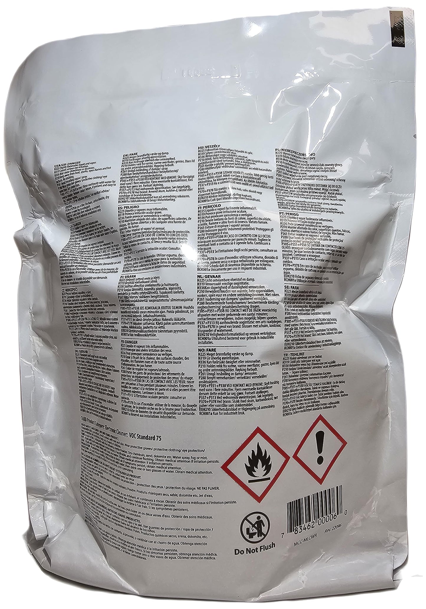 Micro Care MCC-MLCWR Refill for MCC-MLCW Multi-Clean Wipes, 100/Pkg by Micro Care