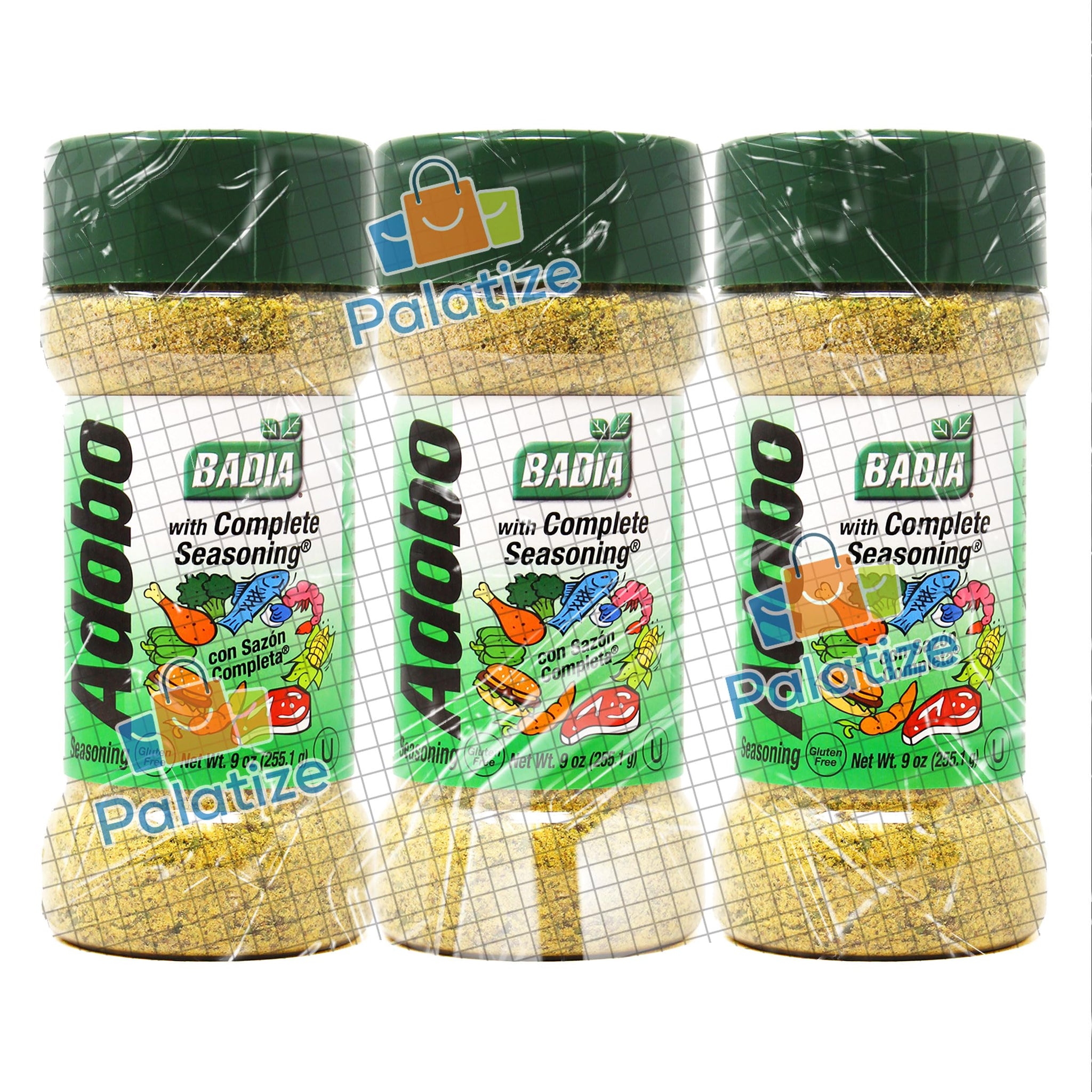 Badia Adobo with Complete Seasoning, 9 oz - Palatize Pack of 3