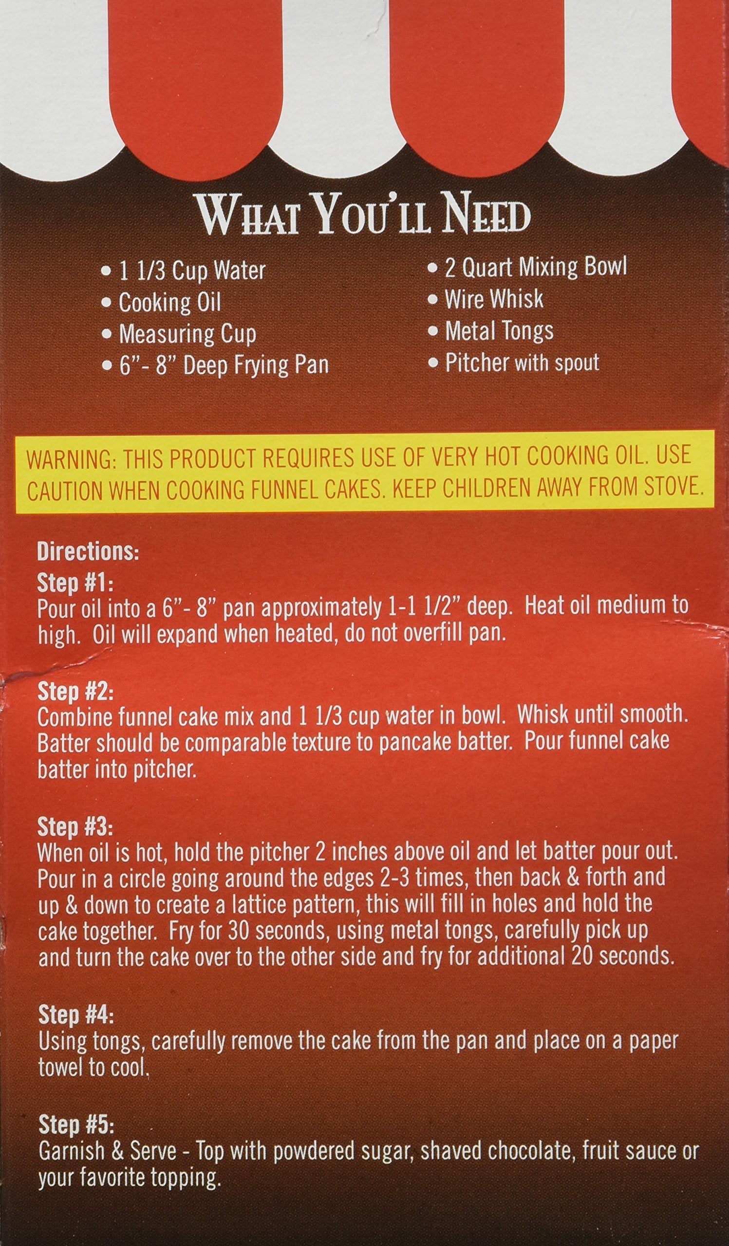 Fun Pack Foods Funnel Cake Mix