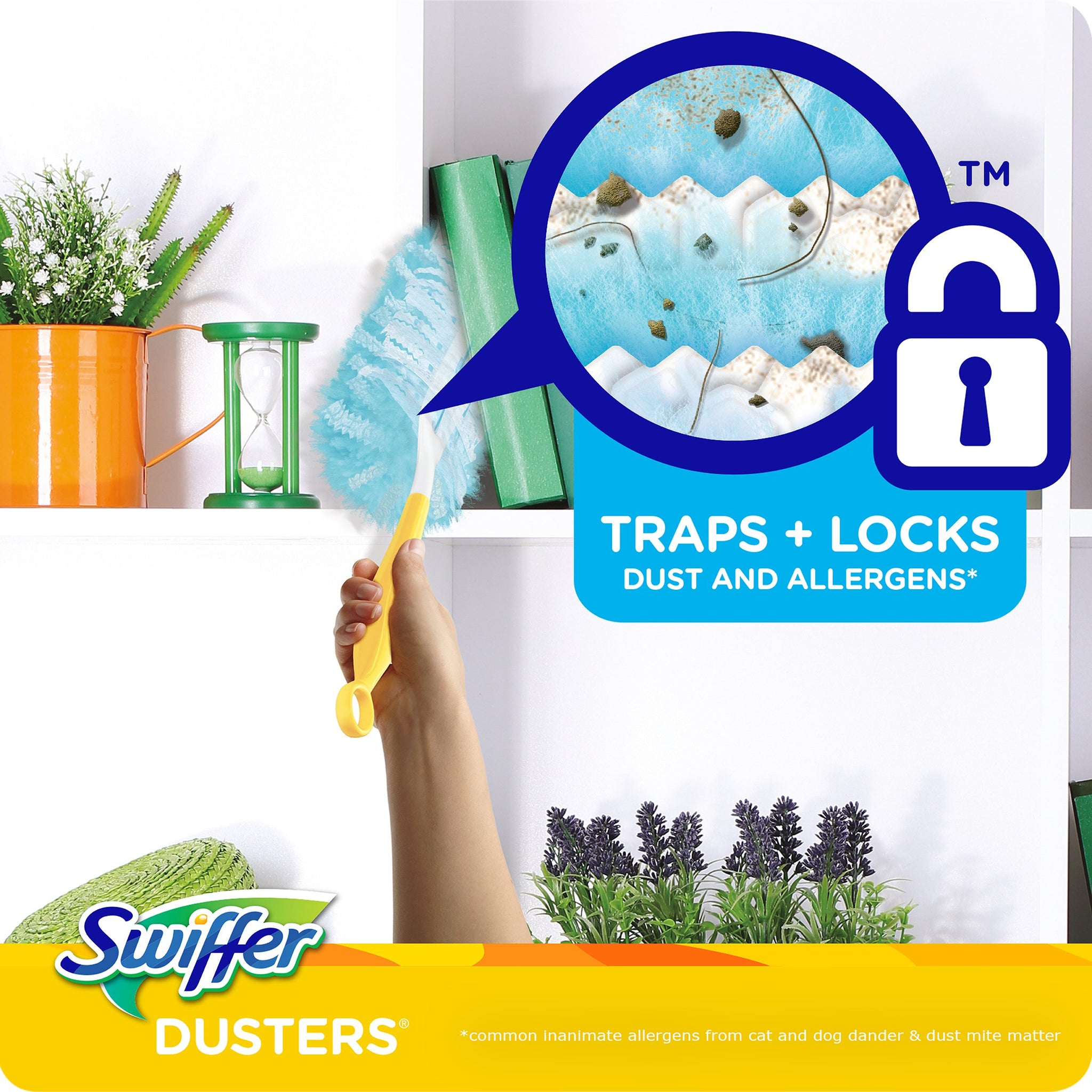 Swiffer 180 Dusters Refills with Febreze Lavender Vanilla & Comfort Scent, 12 Count