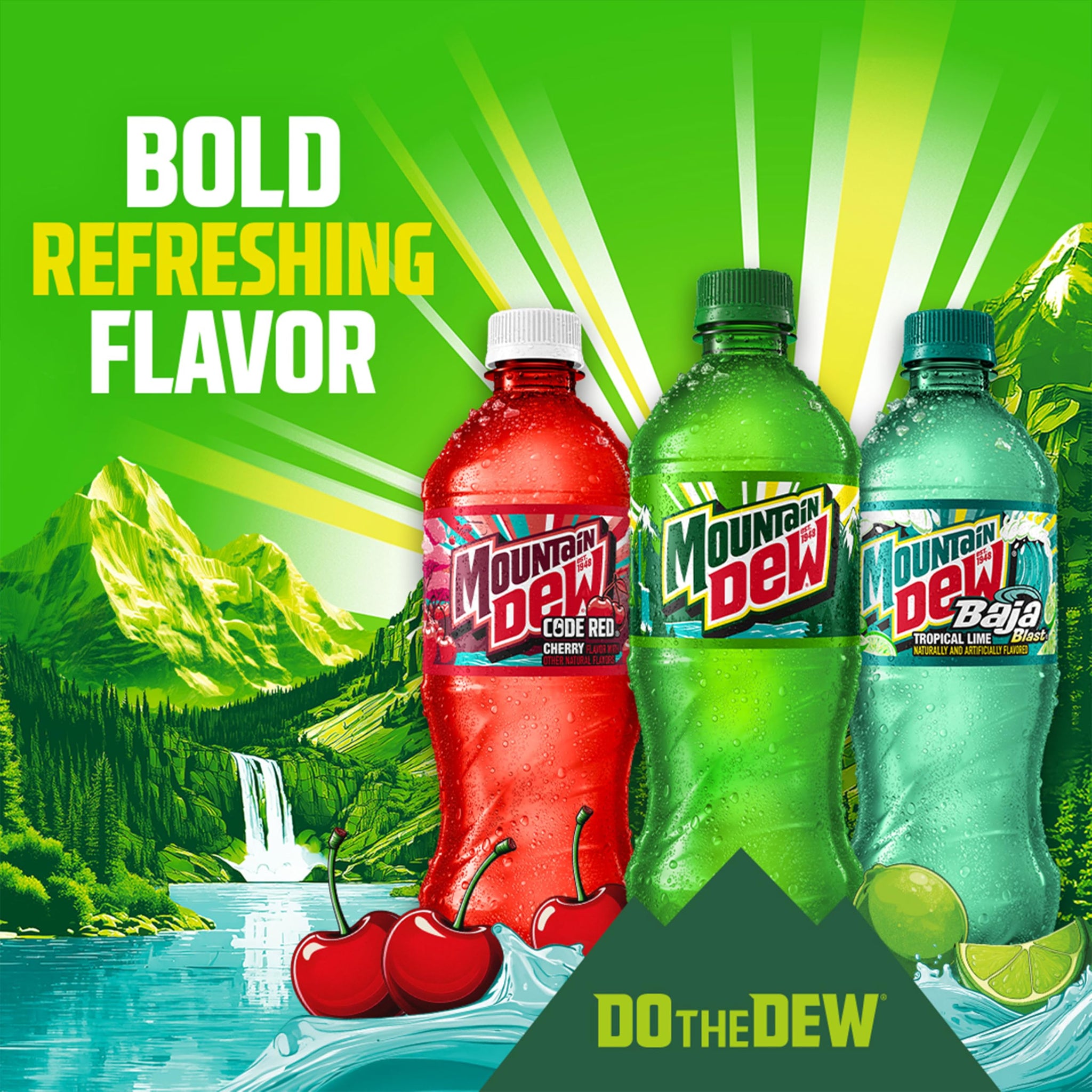 Mountain Dew Baja Blast 20oz
