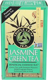 Triple Leaf Jasmine Green Tea - 20 bags per pack - 6 packs per case.