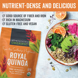 Viva Naturals Organic Quinoa, 4 lb - Pre-Washed Whole Grain, Plant Protein, USDA Organic, Gluten-Free, Non-GMO, Vegan, Kosher Rice and Pasta Substitute