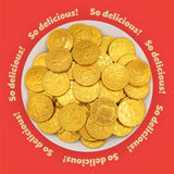 Chocolate Coins | 1.5-Pound Bag -125 Count | Bulk Chocolate Gold Coins for Holiday Gifts | Individually Wrapped Gold Candy for Gifting and Goodie Bags