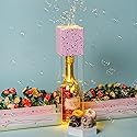 Floral Bubble Surprise Gift Box by Send A Cake- Ready to Gift, No Assembly Required with 8 Mini Cake Donuts - Gift for Women, Men, Sister, Mom, Dad