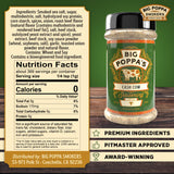 Big Poppa’s Cash Cow Beef Rub - Championship BBQ Seasoning for Brisket, Burgers & Ribeye - Balanced Beefy Flavor with Smoked Sea Salt & Natural Beef