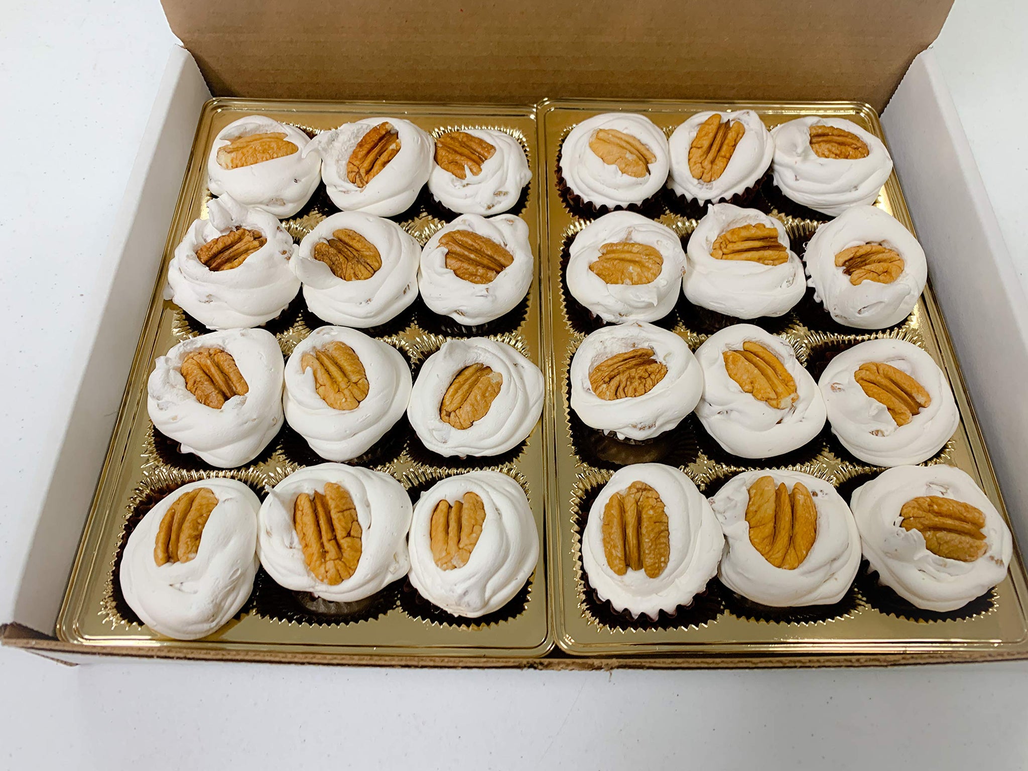 24 Piece Divinity Gift Box (With Pecans) Old Fashioned Divinity, Just Like Home Made Divinity.