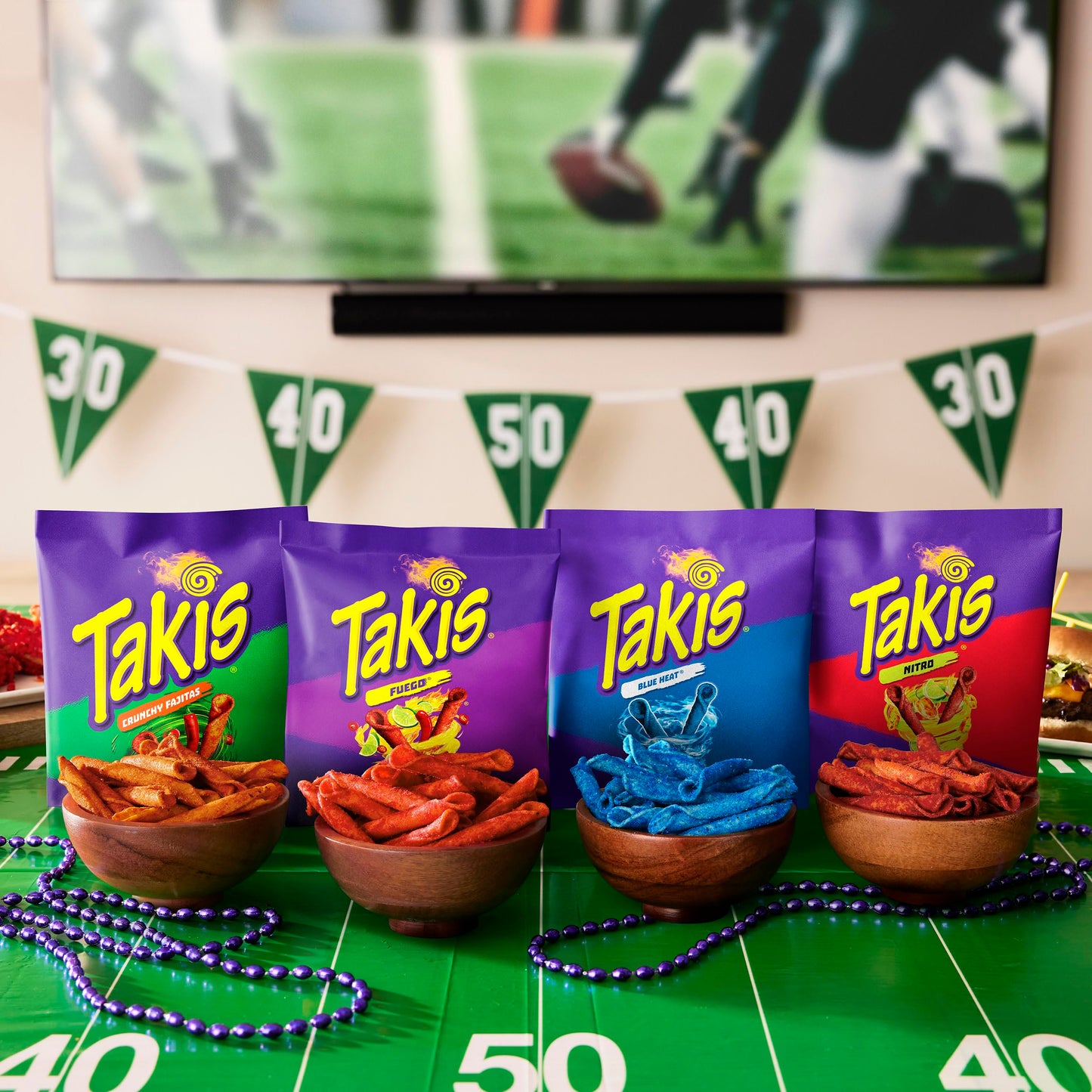 Takis 18 pc / 1 oz Variety Pack, Assorted Flavored Mixed Rolled Tortilla Chips - (5) Fuego, (5) Blue Heat, (4) Nitro, (4) Crunchy Fajitas