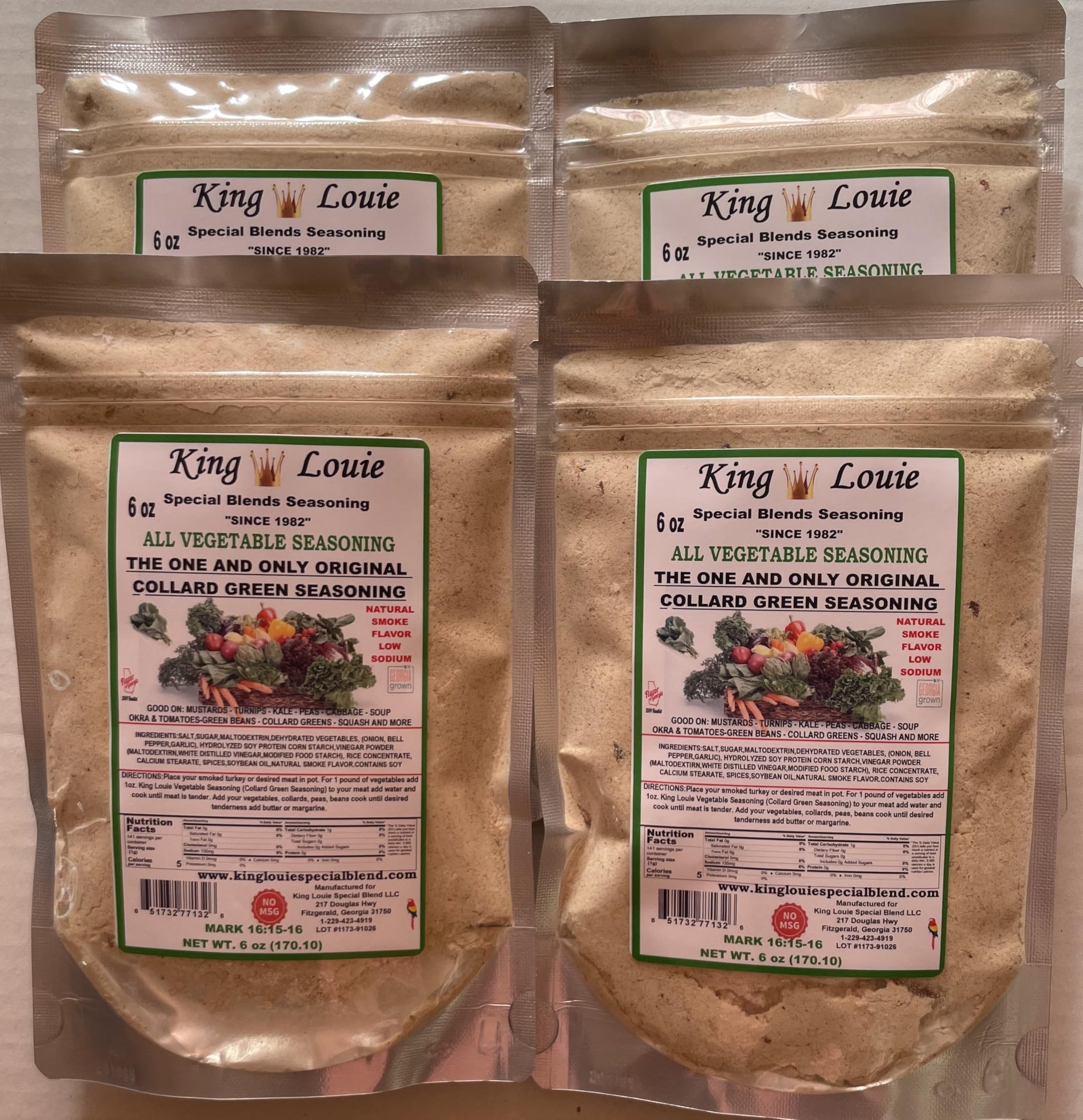 King Louie Collard Green Seasoning