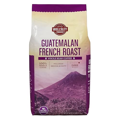 Wellsley Farms French Roast Guatemalan Whole Bean Coffee, 40 Ounce