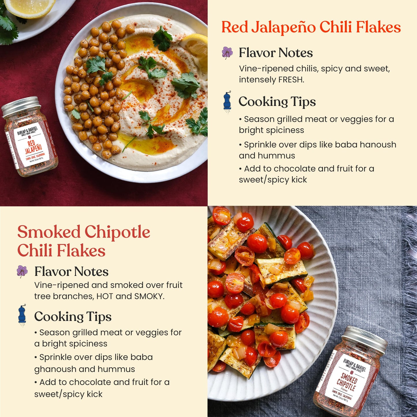 Burlap & Barrel Chili 6-Pack Gift Set- As Seen on Shark Tank! 6 of Our Favorite Chilis From Around the World- Includes Mild, Medium & Hot Chilis - 6