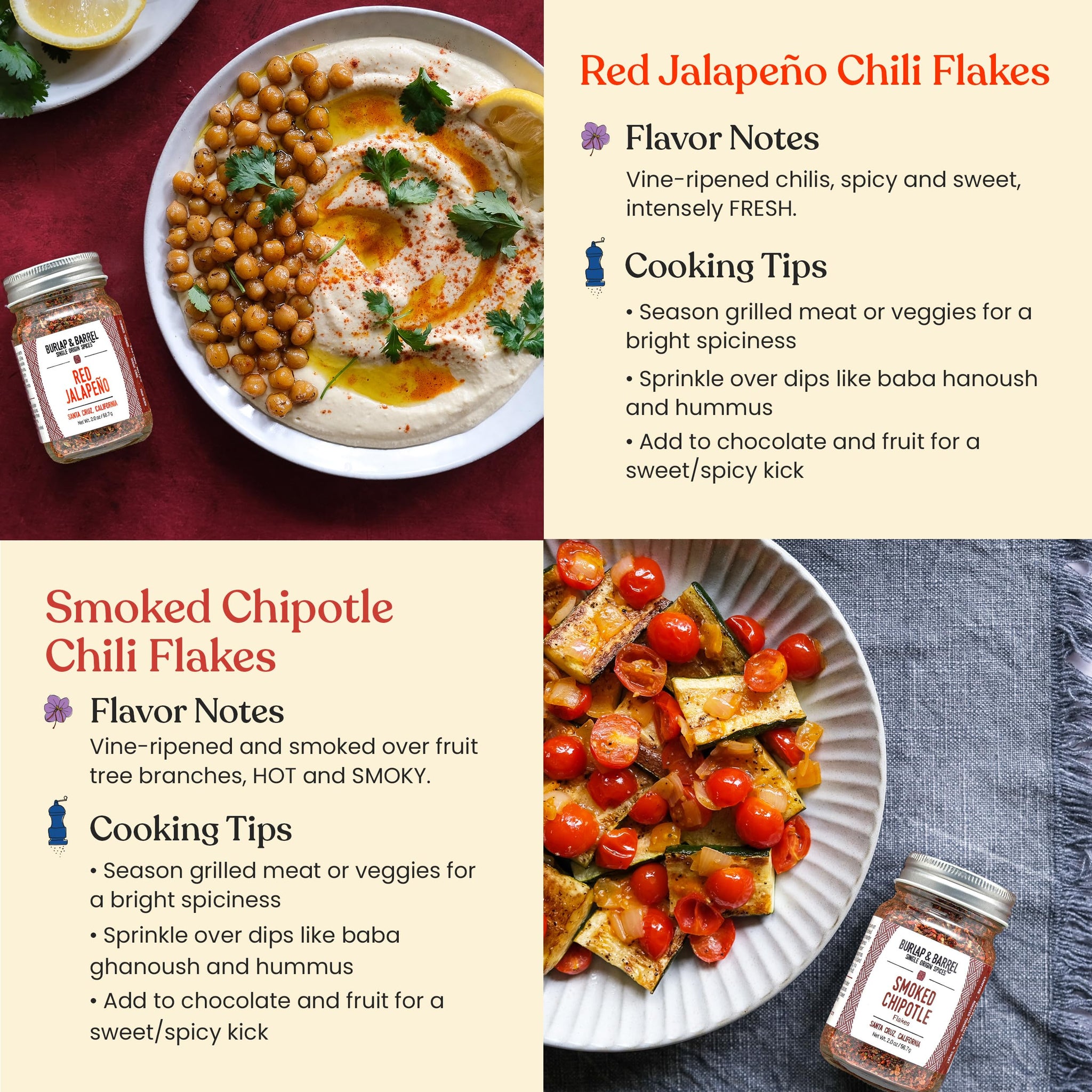 Burlap & Barrel Chili 6-Pack Gift Set- As Seen on Shark Tank! 6 of Our Favorite Chilis From Around the World- Includes Mild, Medium & Hot Chilis - 6