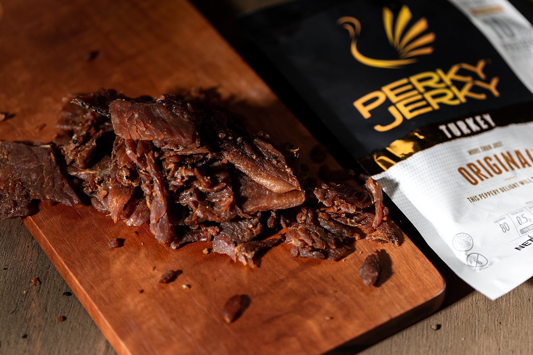 Perky Jerky All Natural Turkey Jerky, Hot and Bothered, 14 Ounce