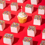 The Marshmallow Shop Birthday Cake Gourmet Marshmallows (6 Count) - Handcrafted Cake Batter Marshmallows with Sprinkles, Artisanal Candy Treat