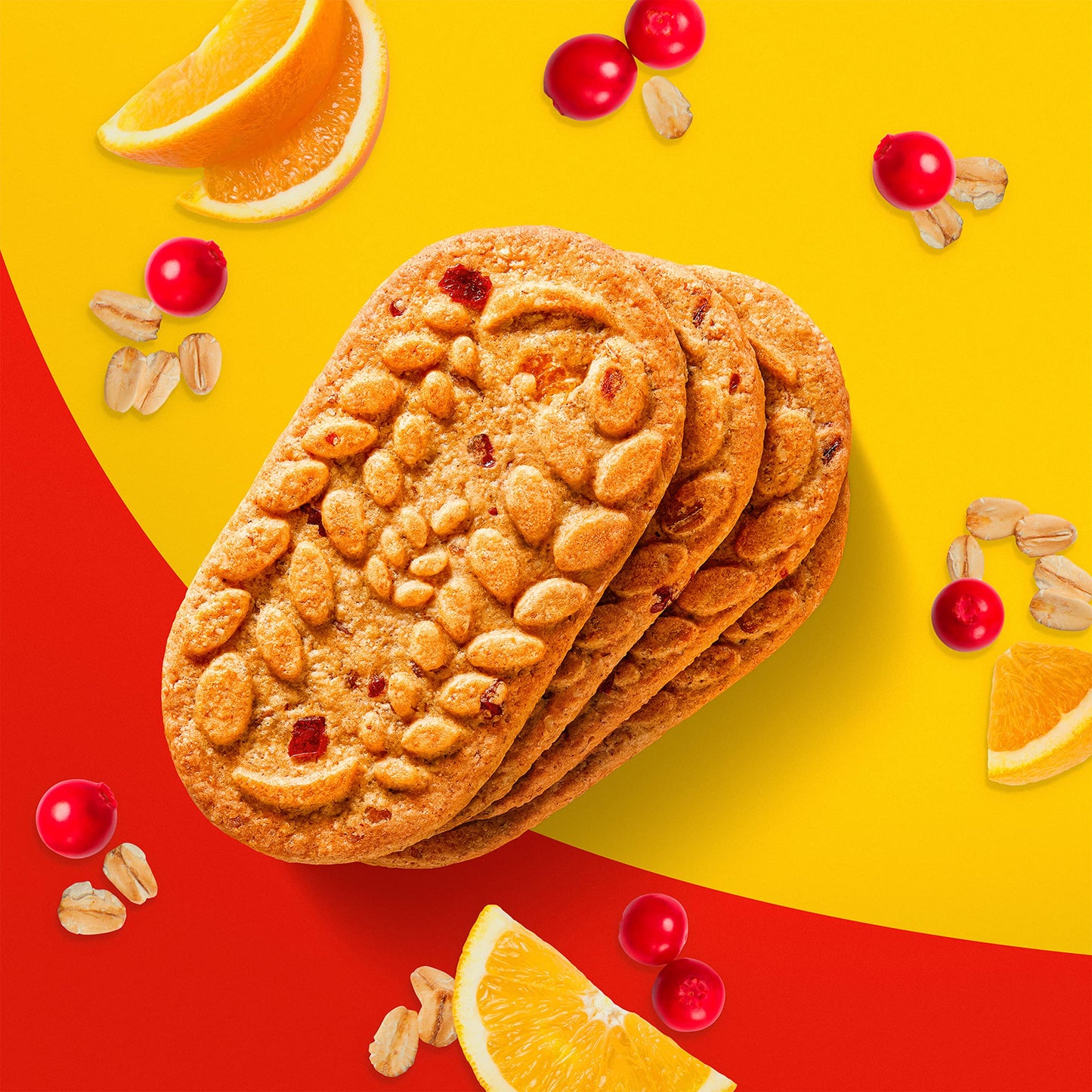 belVita Breakfast Bars Biscuits, Cranberry Orange, 8 Packs (4 Biscuits Per Pack)